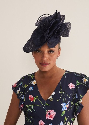 Phase Eight Navy Fascinator Hats Navy Australia | RY7869203